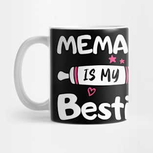 Cute Memaw Is My Bestie Spoiled Family Mug